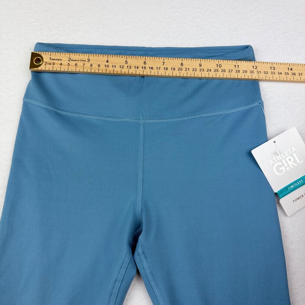 Athleta Girl Chit Chat High Rise Leggings XL 14 Blue NWT - Picture 7 of 8